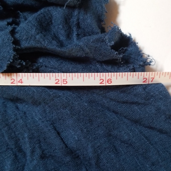 Free people raw hem malibu off shoulder boho top L - Picture 8 of 8